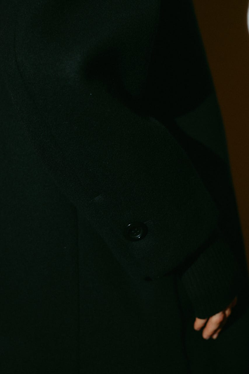 【26FW OUTER PRE ORDER】Oversized wool tailored CT BLK 38