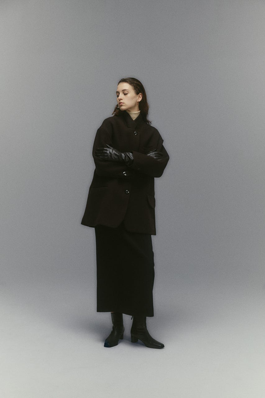 【26FW PRE ORDER】Oversized wool tailored CT BRN FREE
