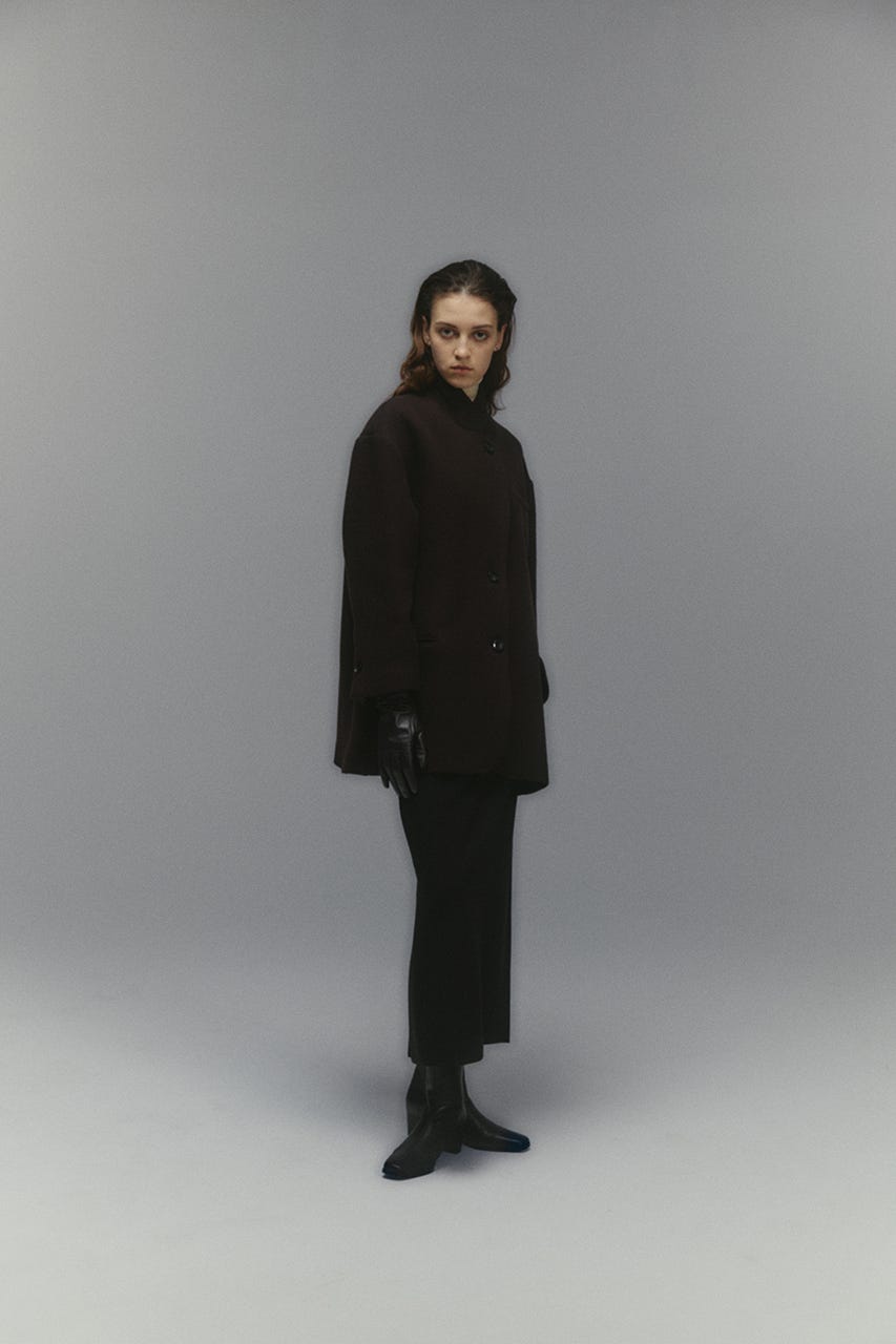 【26FW PRE ORDER】Oversized wool tailored CT BRN FREE