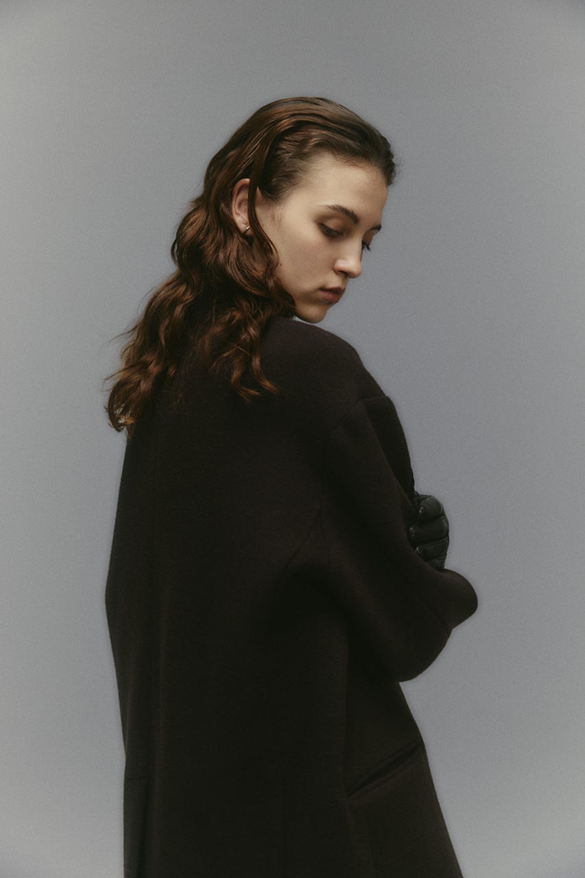 【26FW PRE ORDER】Oversized wool tailored CT BRN FREE