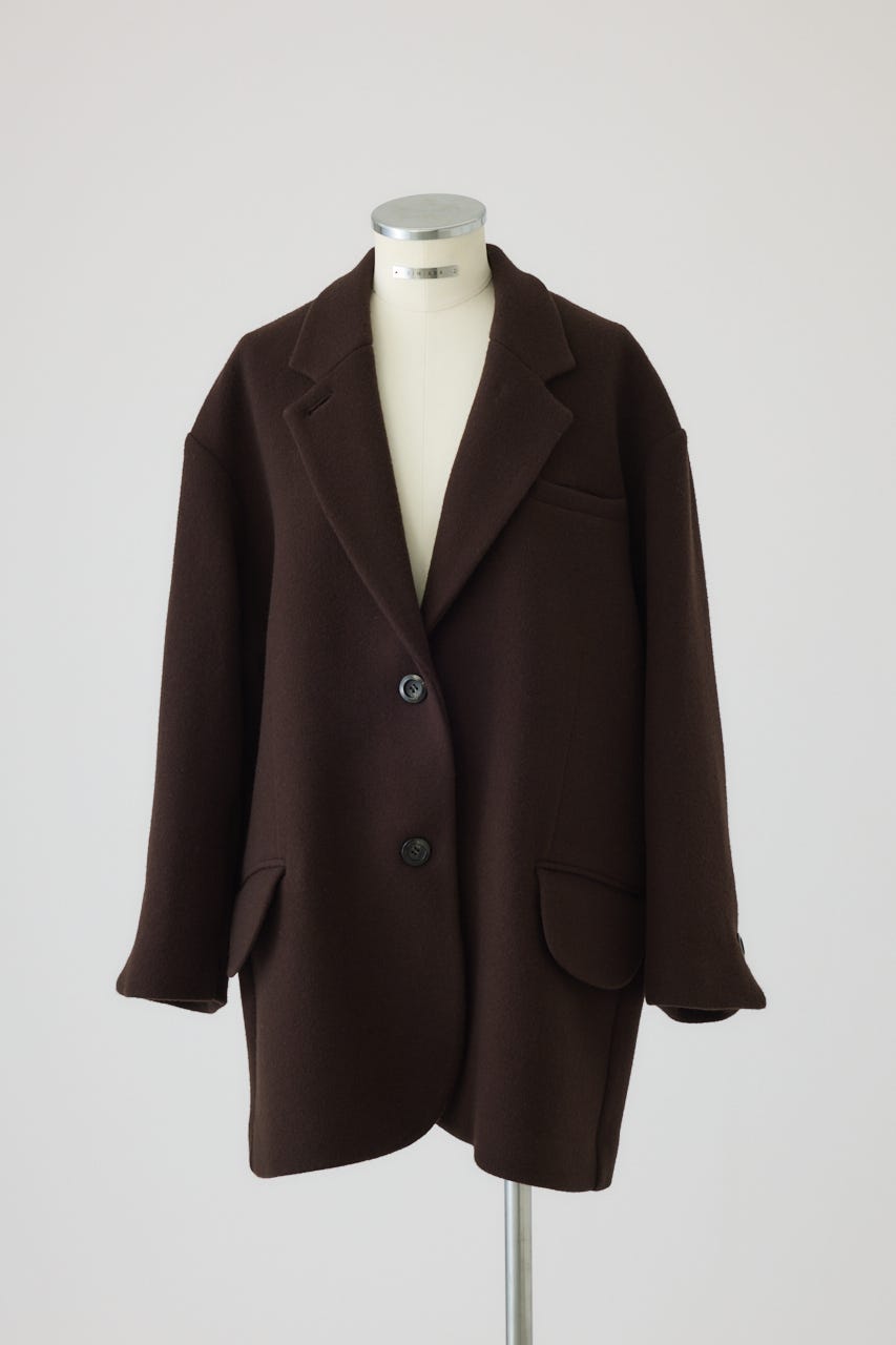 【26FW PRE ORDER】Oversized wool tailored CT BRN FREE