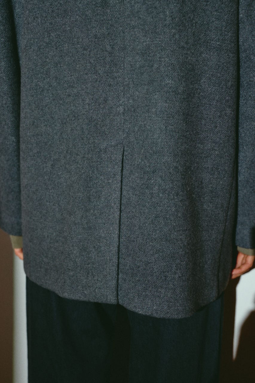【26FW OUTER PRE ORDER】Oversized wool tailored CT T.GRY 38
