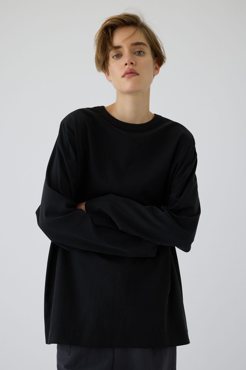9/16- order start Oversize woven fall T-SH BLK FREE