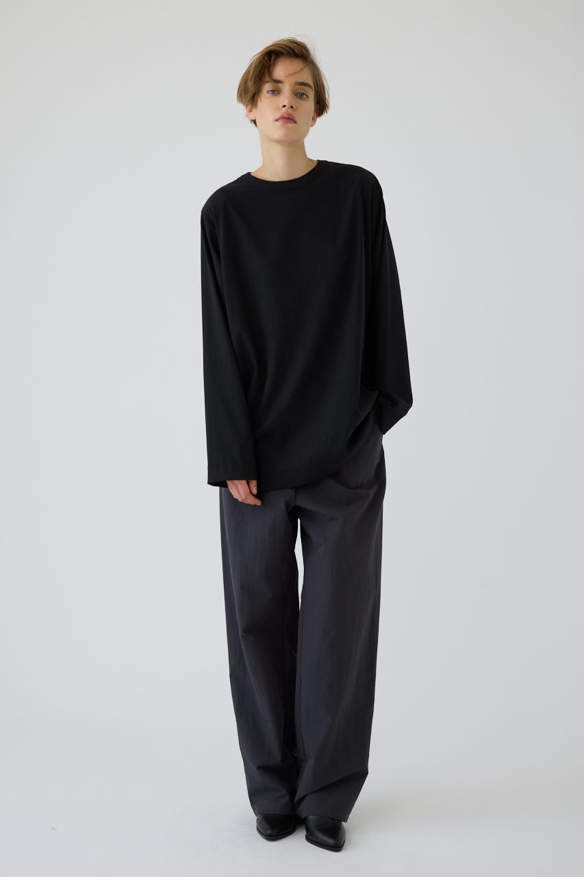 9/16- order start Oversize woven fall T-SH BLK FREE