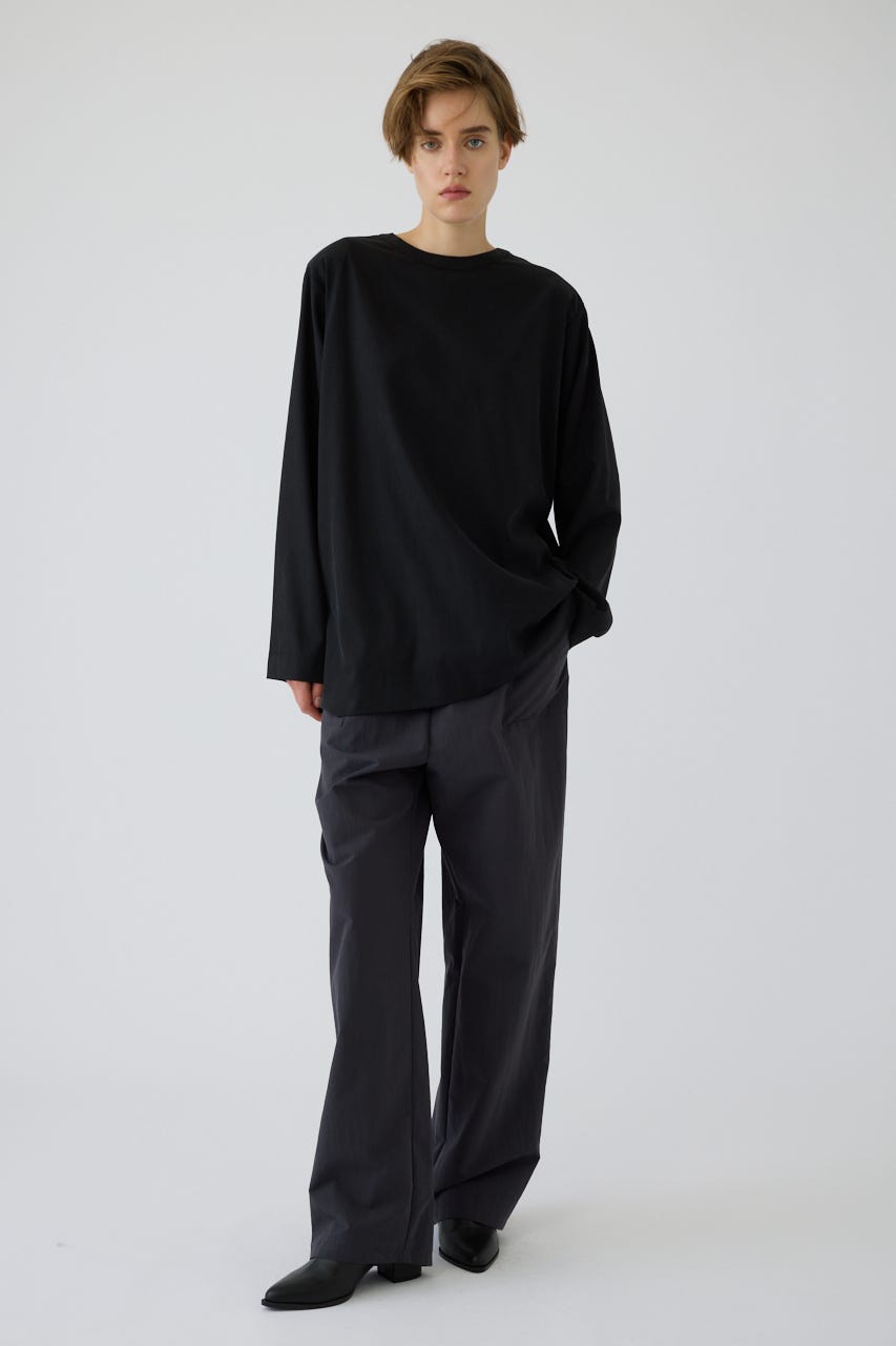 9/16- order start Oversize woven fall T-SH BLK FREE