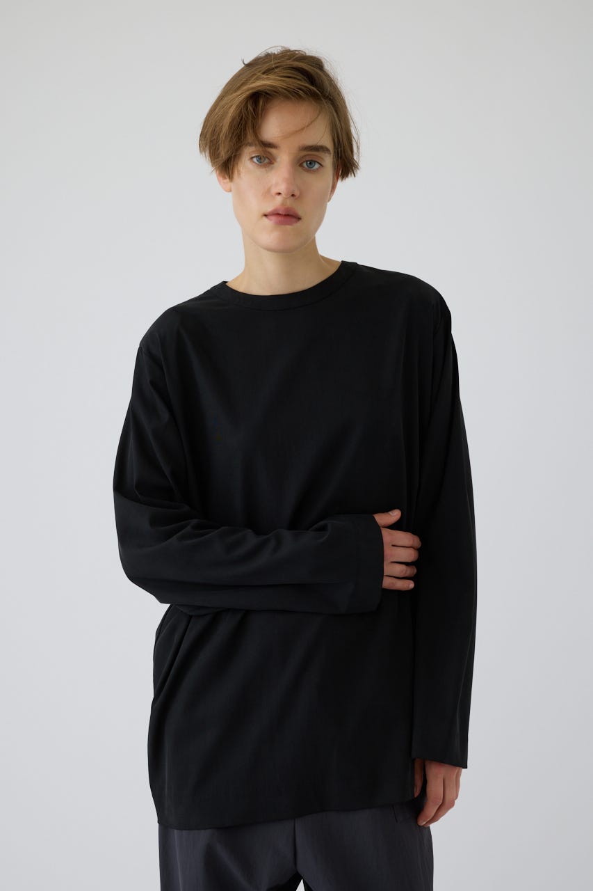 9/16- order start Oversize woven fall T-SH BLK FREE