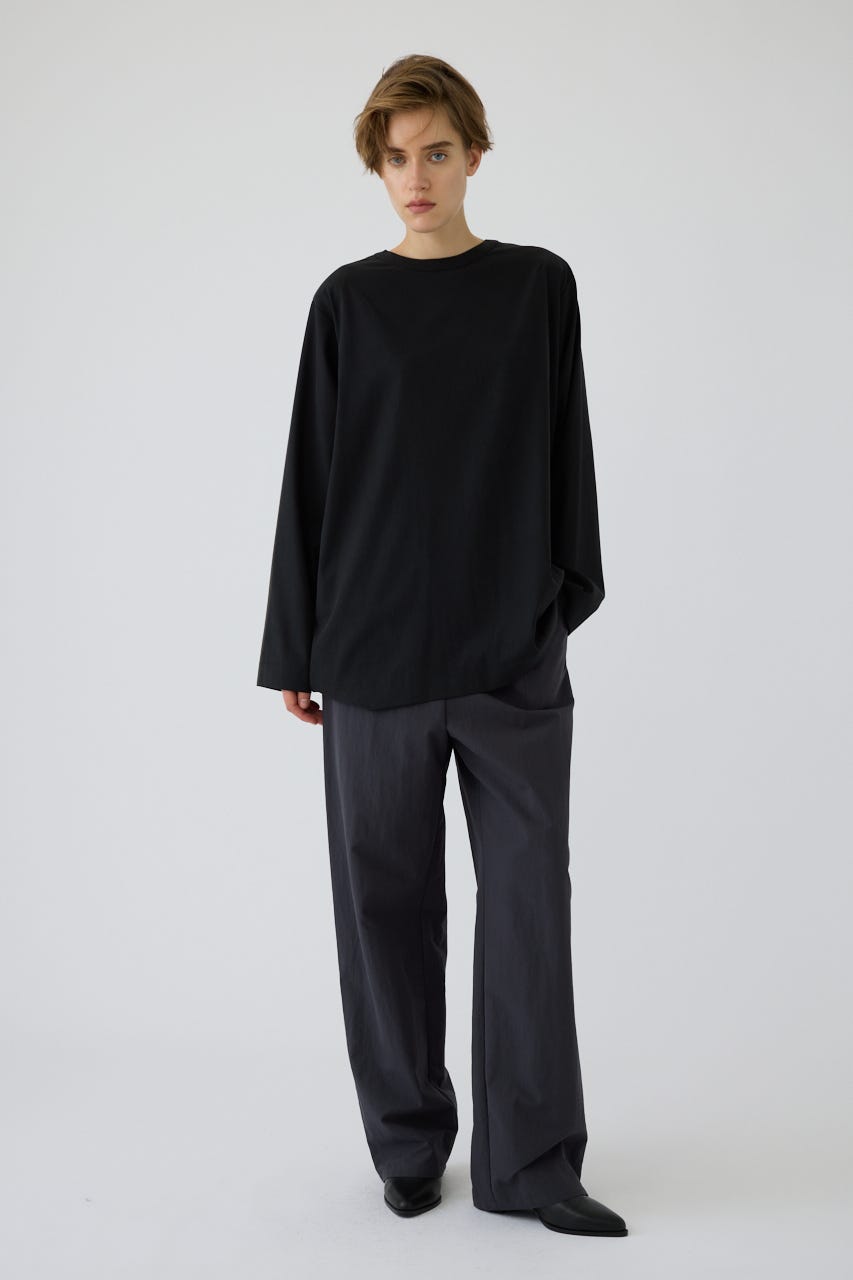 9/16- order start Oversize woven fall T-SH BLK FREE