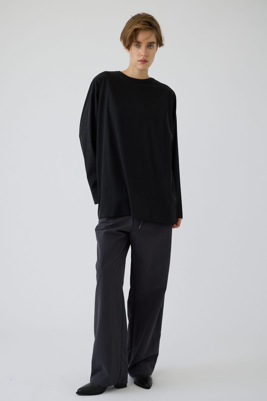9/16- order start Oversize woven fall T-SH BLK FREE