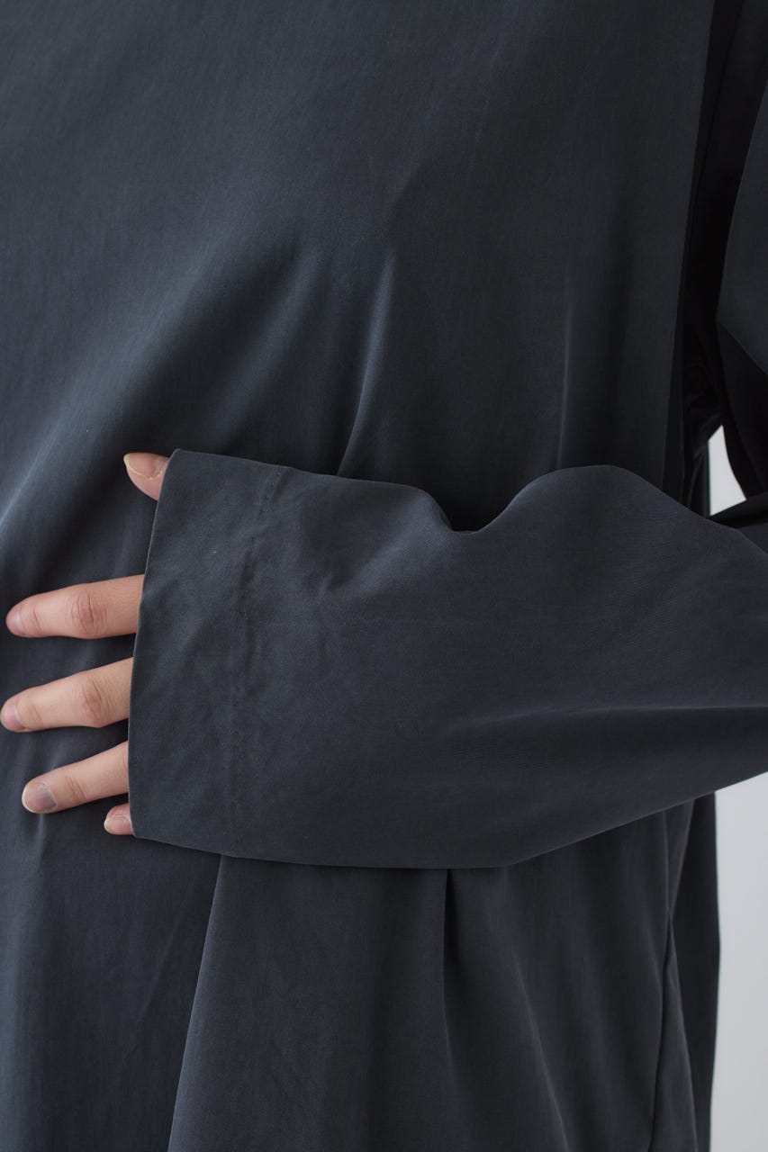 9/16- order start Oversize woven fall T-SH GRY FREE