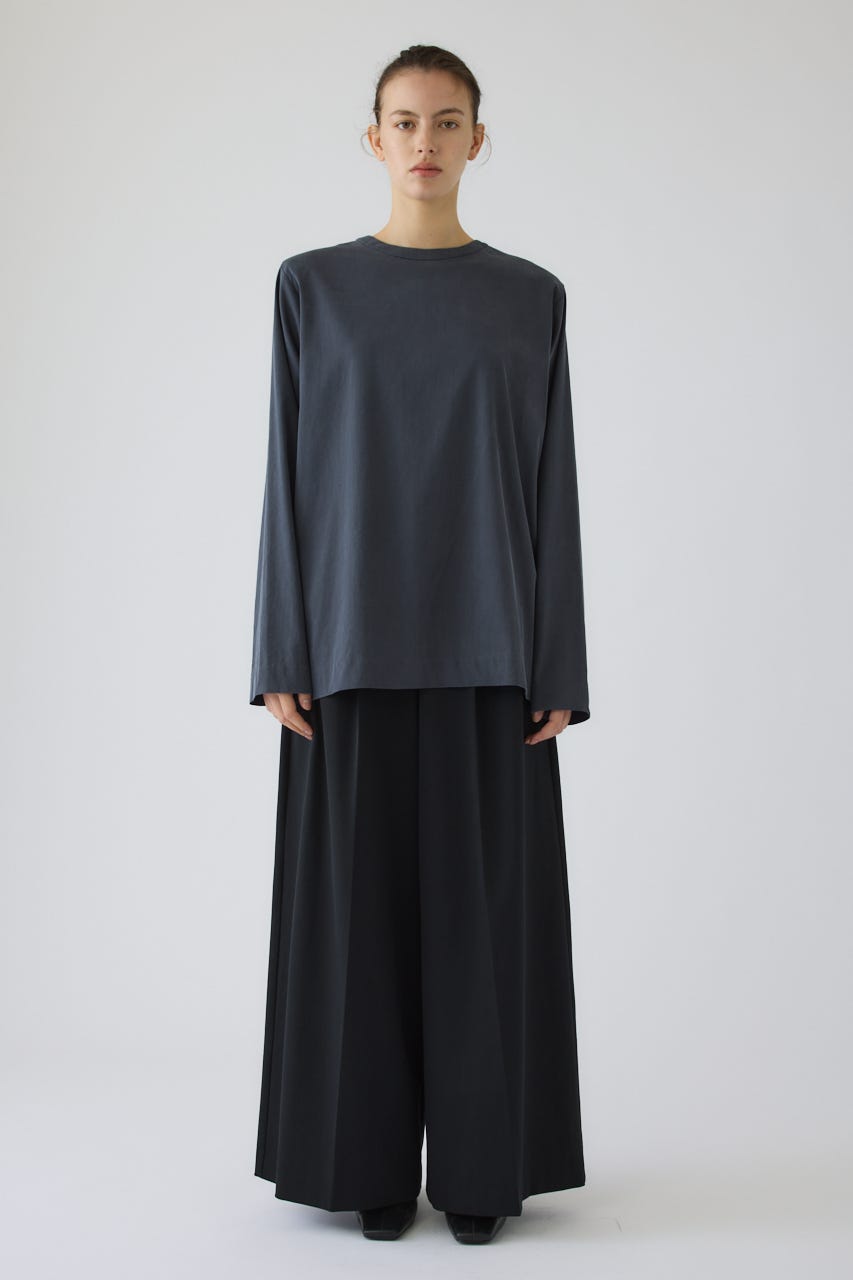 9/16- order start Oversize woven fall T-SH GRY FREE