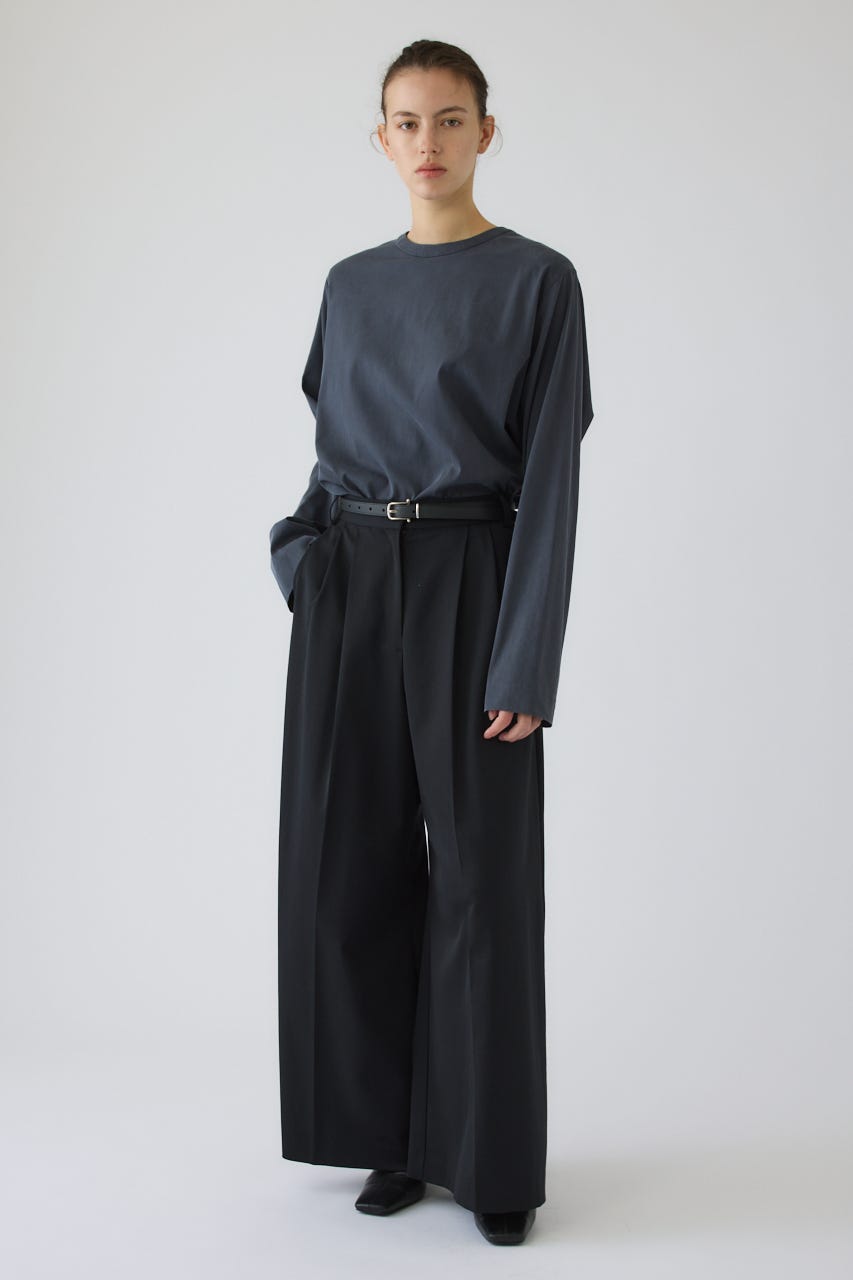 9/16- order start Oversize woven fall T-SH GRY FREE