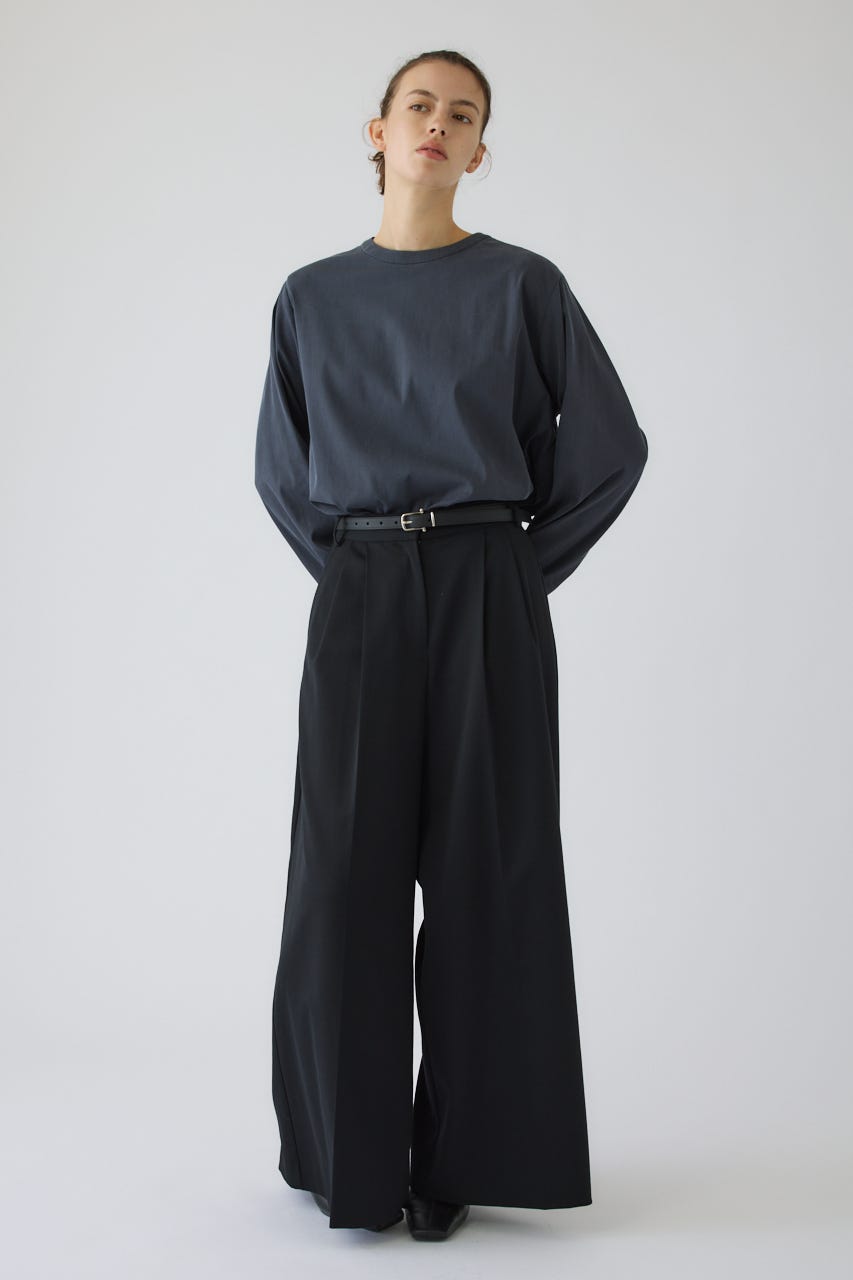 9/16- order start Oversize woven fall T-SH GRY FREE