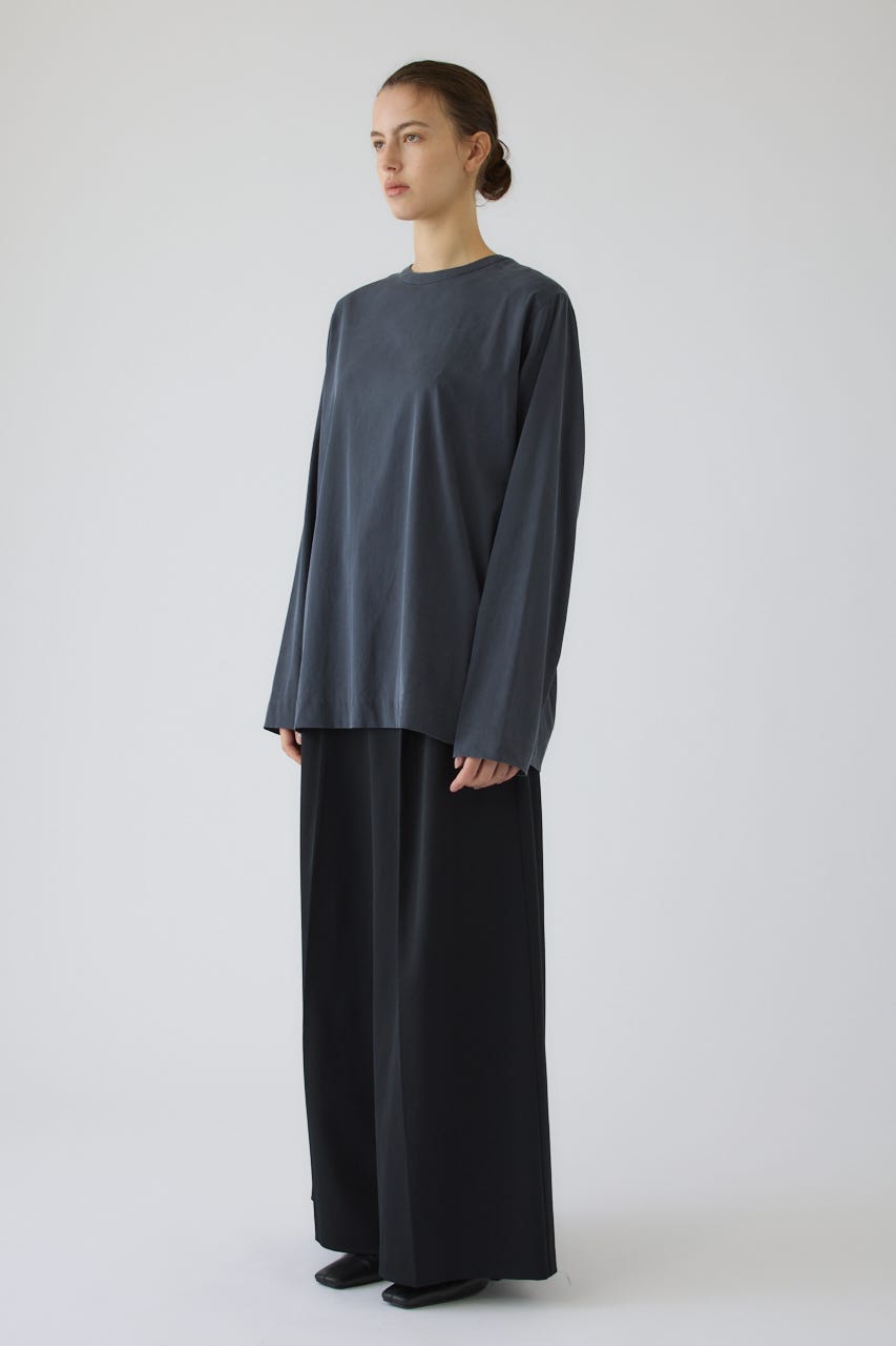 9/16- order start Oversize woven fall T-SH GRY FREE