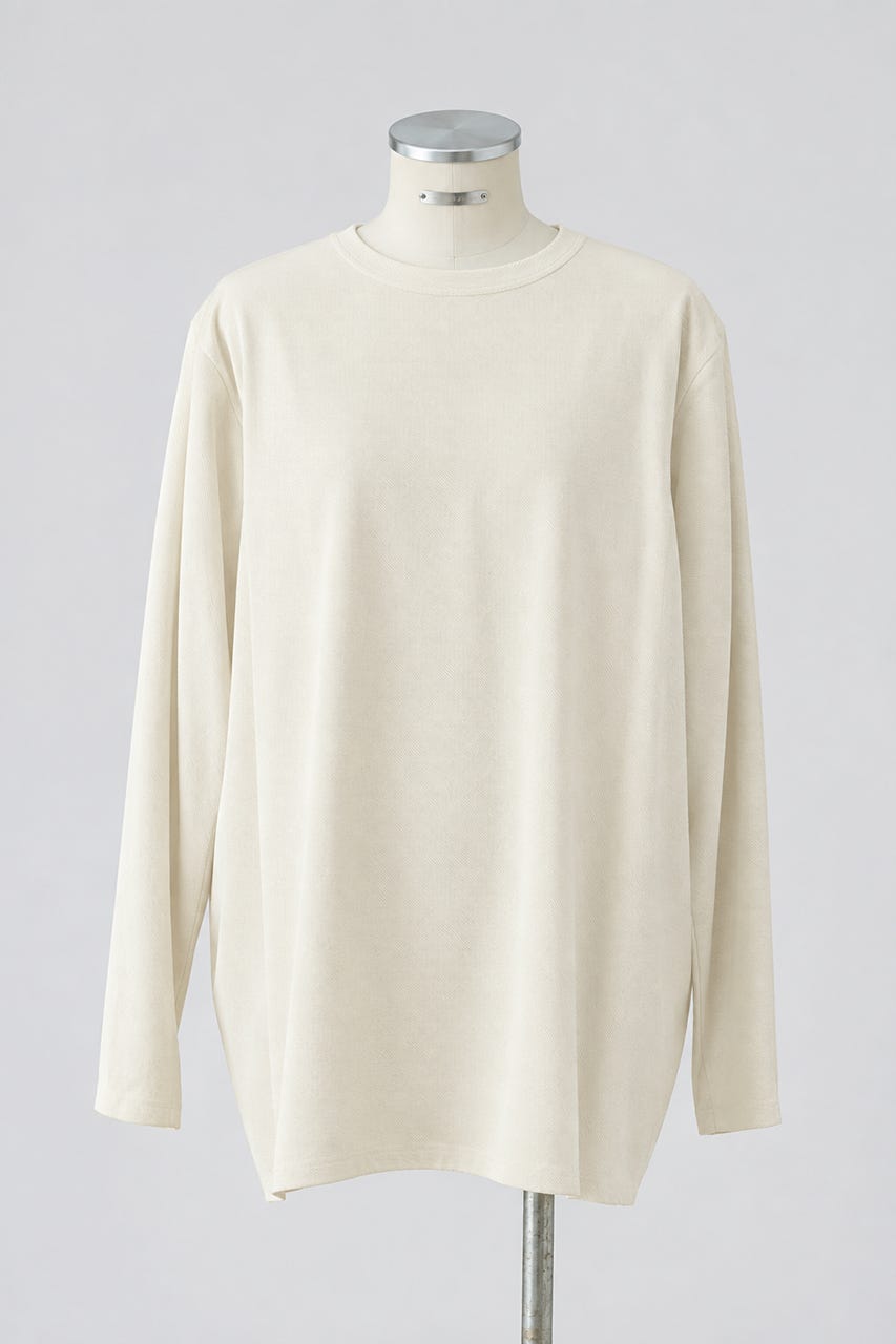 9/16- order start Oversize woven fall T-SH WHT FREE
