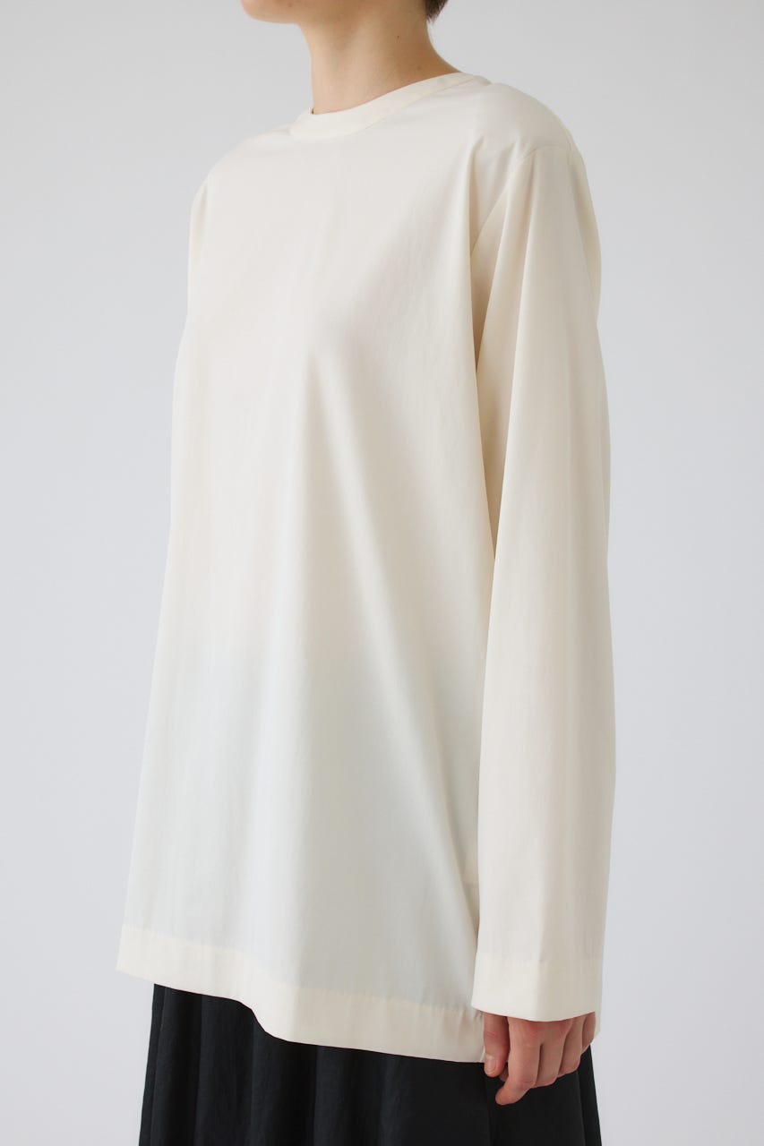 Oversize woven fall T-SH WHT FREE