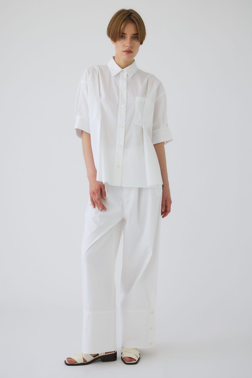 7/1- order start Serene shirt pants WHT 36