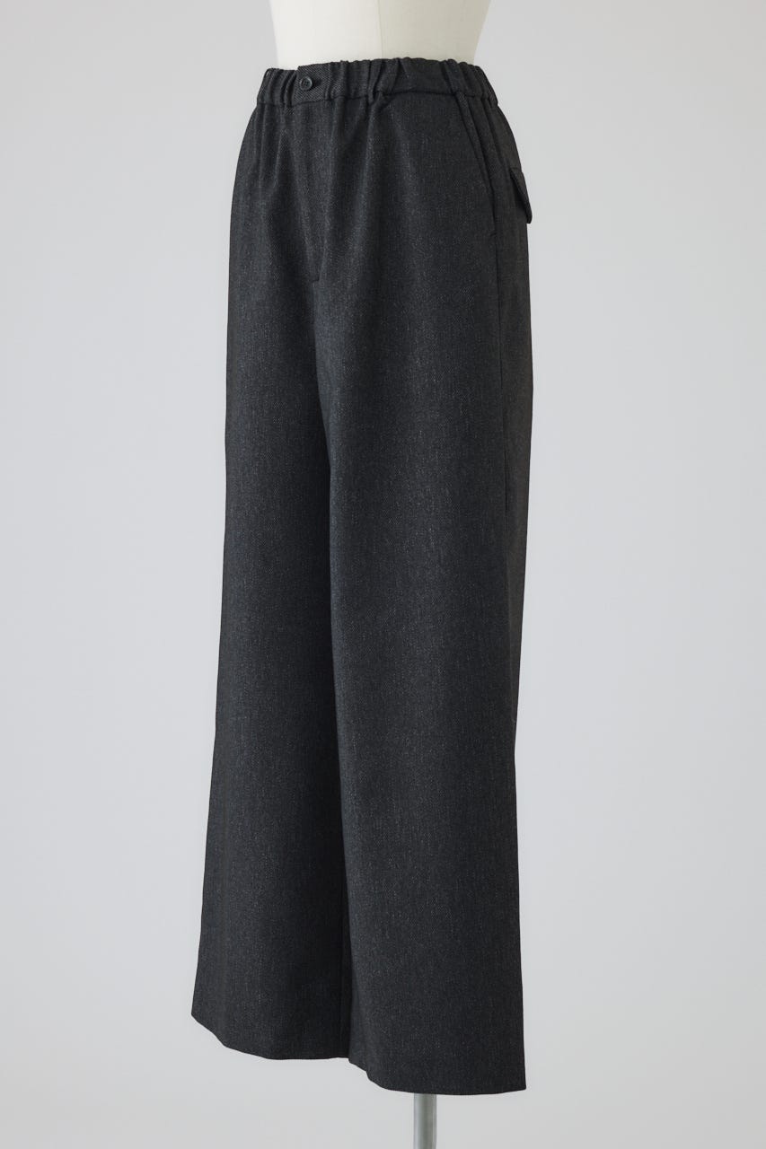 【26FW PRE ORDER】Effortless wide PT D/GRY 38