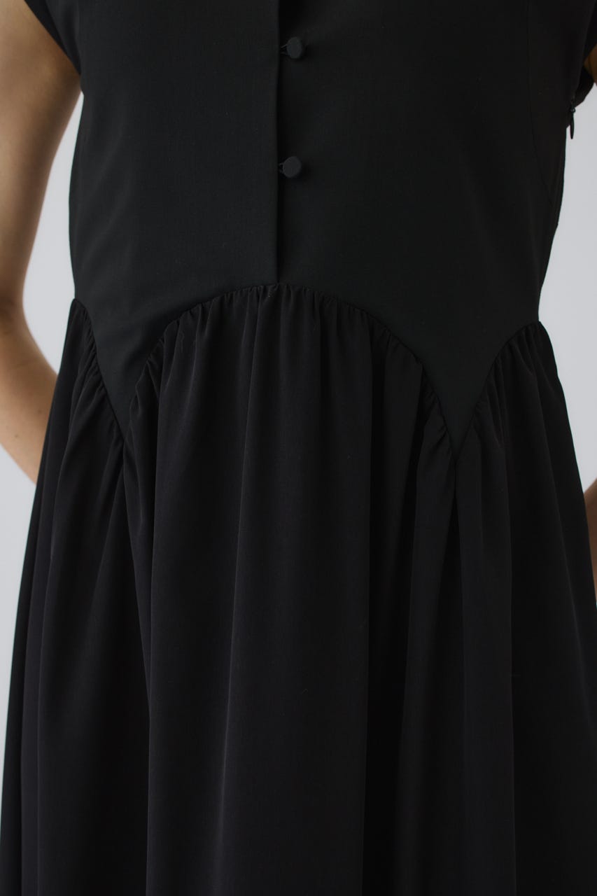 7/1- order start Glen collar dress BLK 38