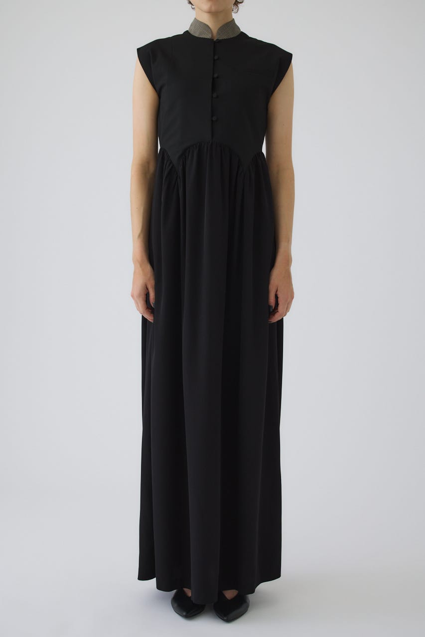 7/1- order start Glen collar dress BLK 38