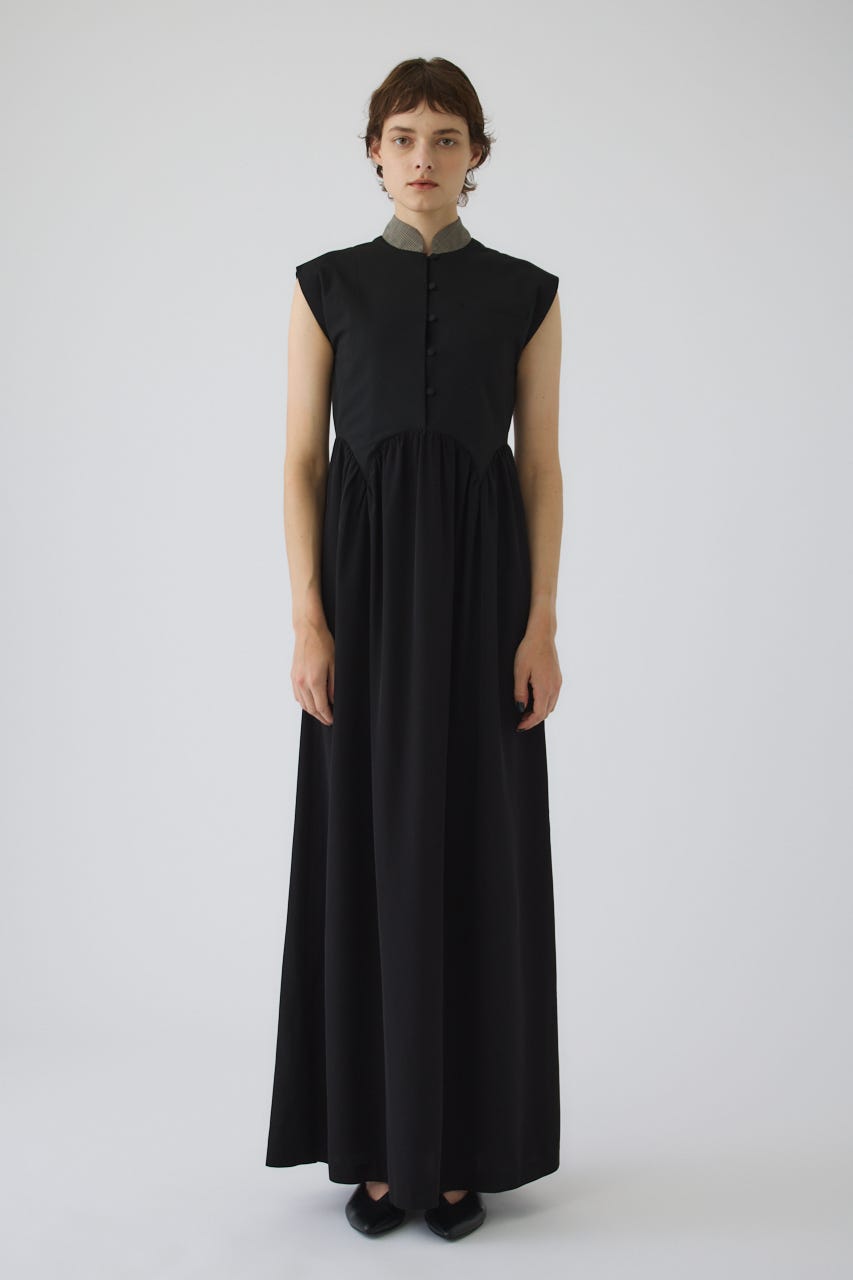 7/1- order start Glen collar dress BLK 38