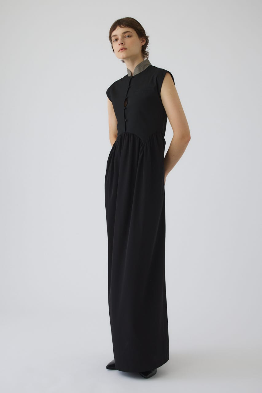 7/1- order start Glen collar dress BLK 38