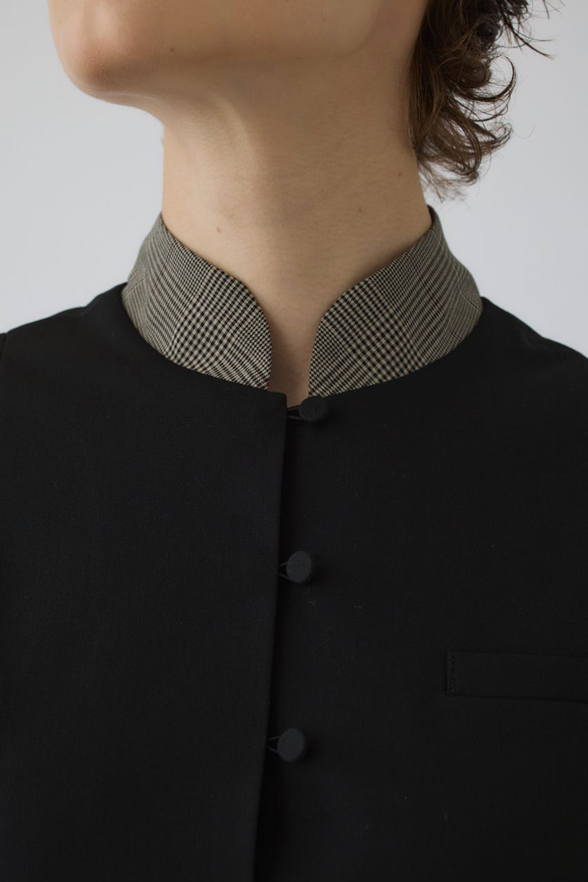 7/1- order start Glen collar dress BLK 38