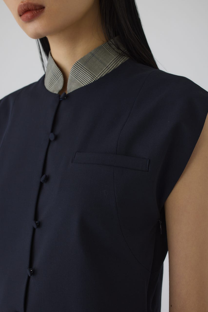 7/1- order start Glen collar dress NVY 36