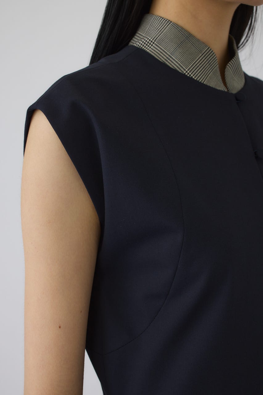 7/1- order start Glen collar dress NVY 36