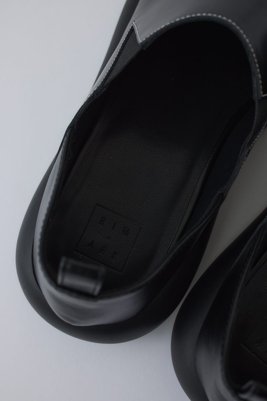 8/1- order start Leather slip-on BLK ３６