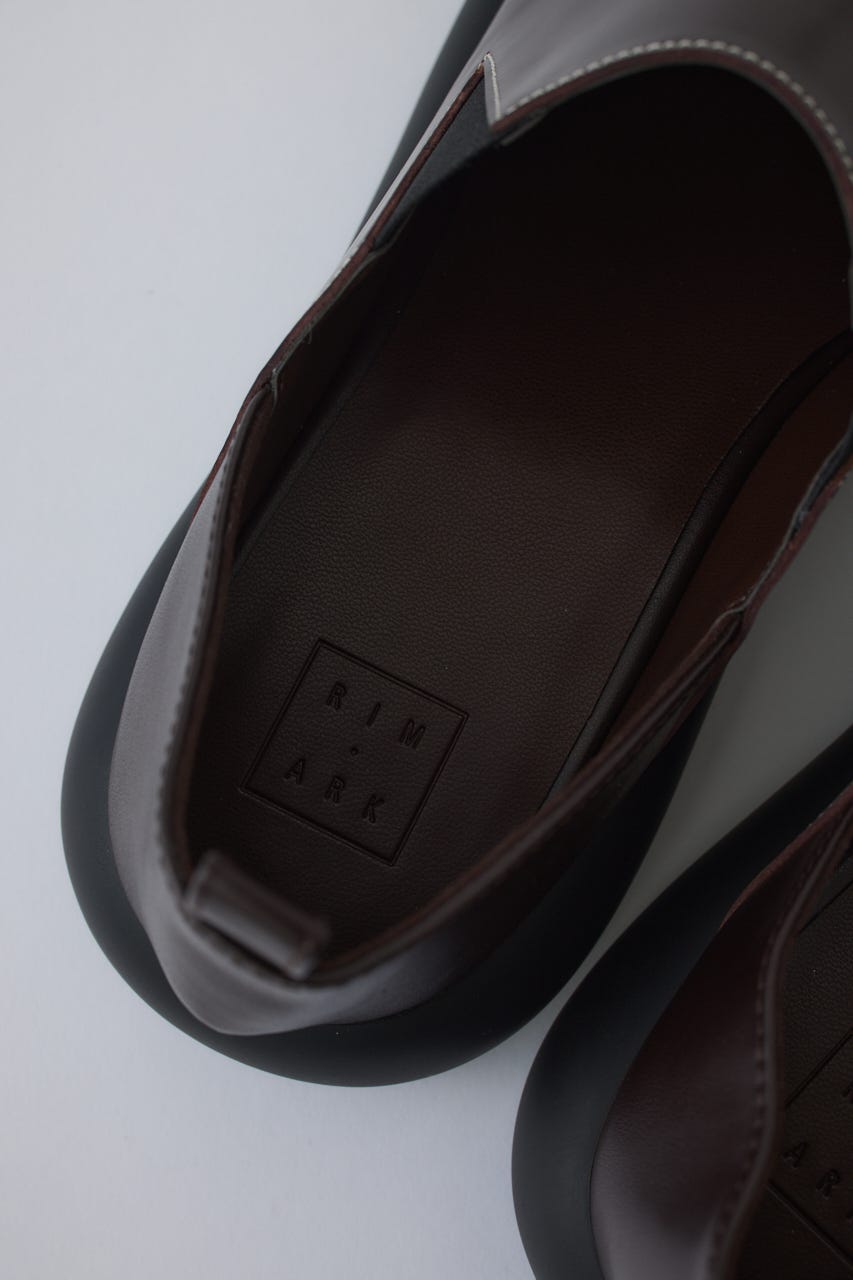 8/1- order start Leather slip-on BRN ３８