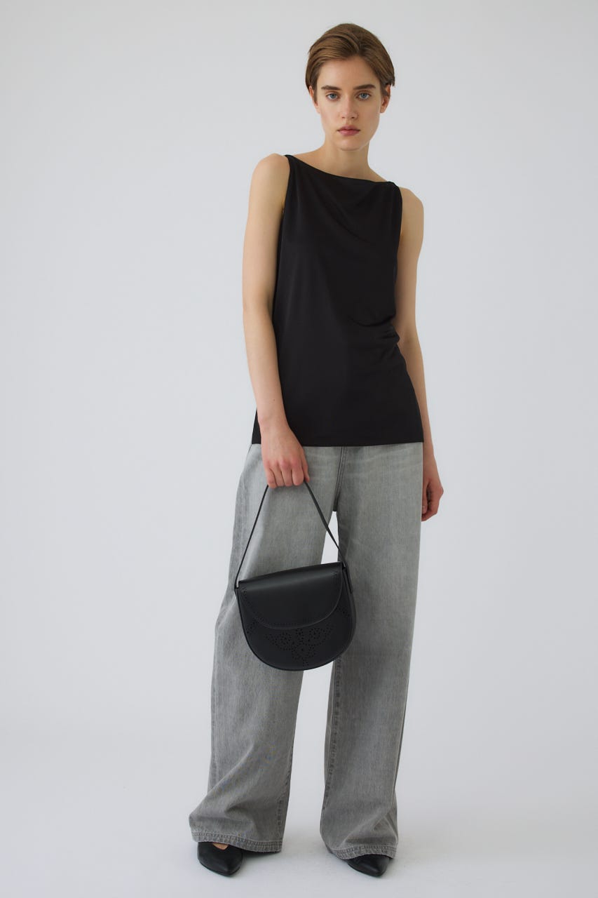 Broguing design bag BLK FREE