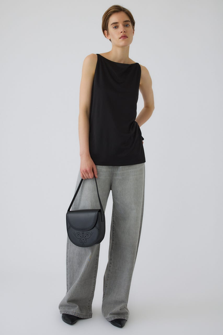 Broguing design bag BLK FREE