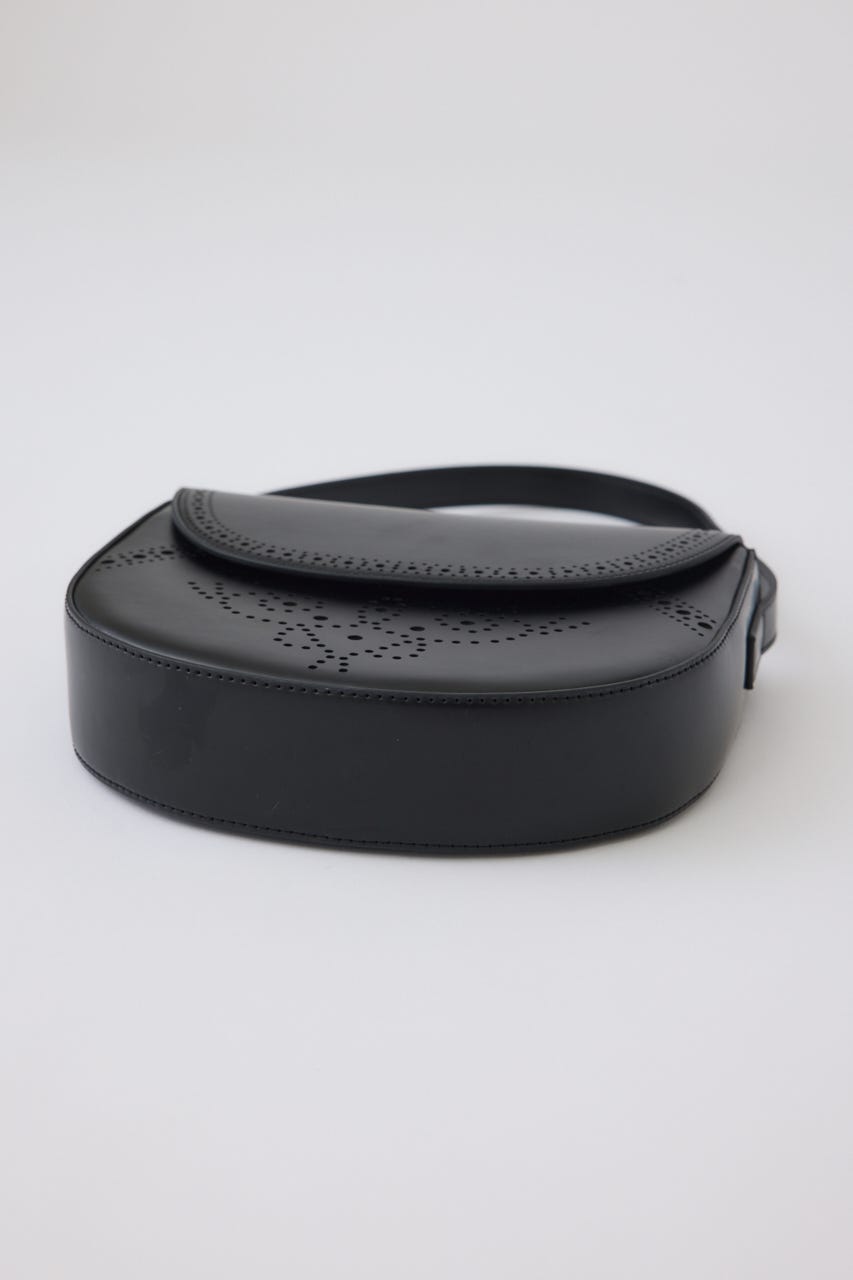 Broguing design bag BLK FREE