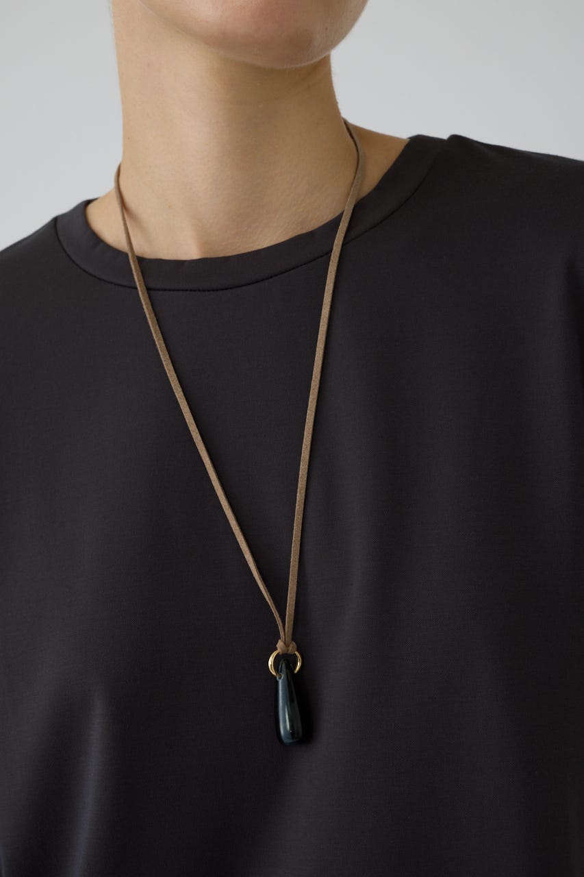 7/15- order start Stone modern pendant BLK FREE
