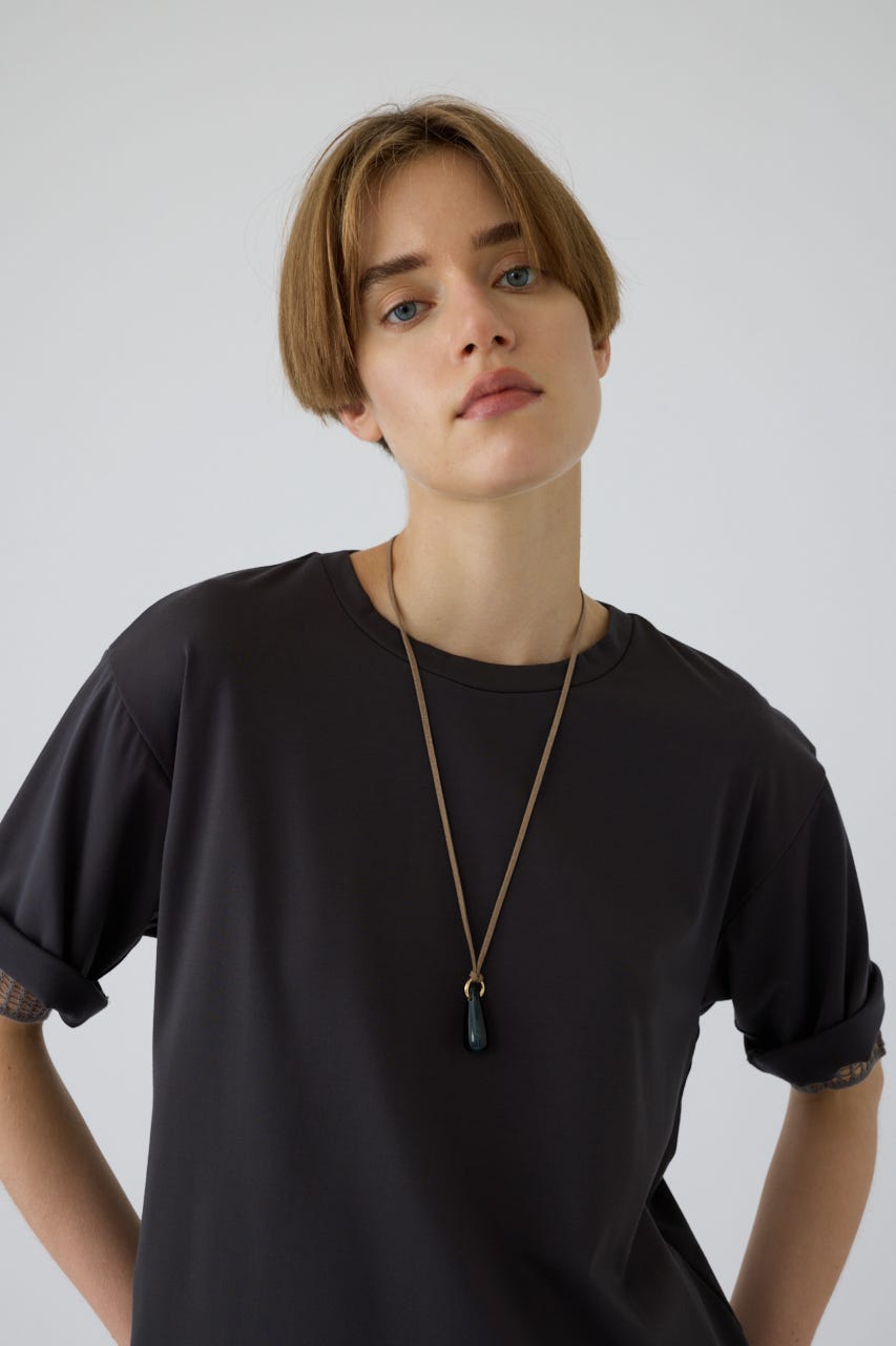 7/15- order start Stone modern pendant BLK FREE