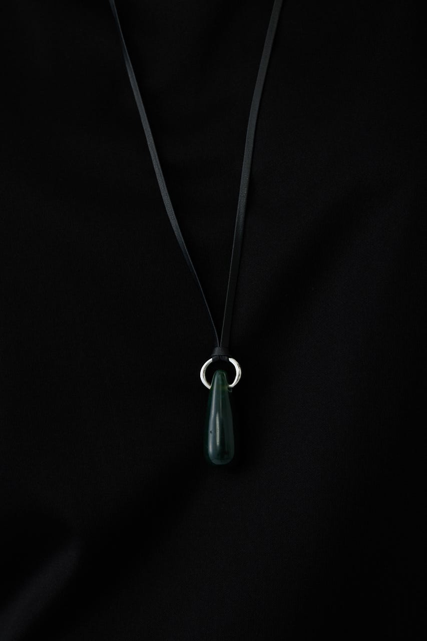 7/15- order start Stone modern pendant GRN FREE