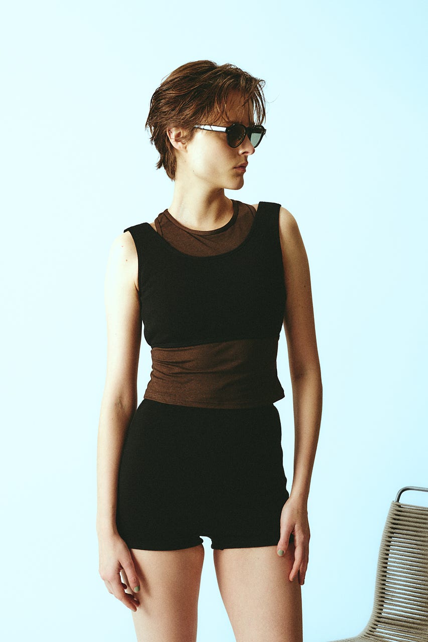 6/17- order start Layered swimwear set BLK FREE