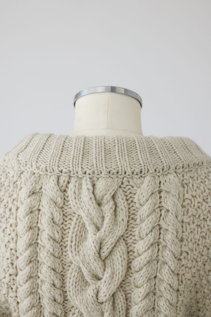 11/4- order start Handmade cable knit IVOY FREE