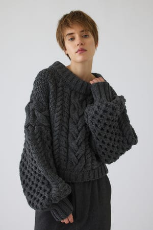 11/4- order start Handmade cable knit