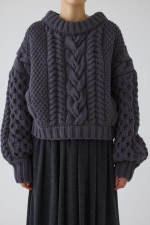 11/4- order start Handmade cable knit