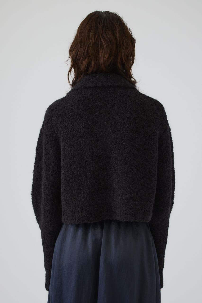 Boucle short knit BLK 38