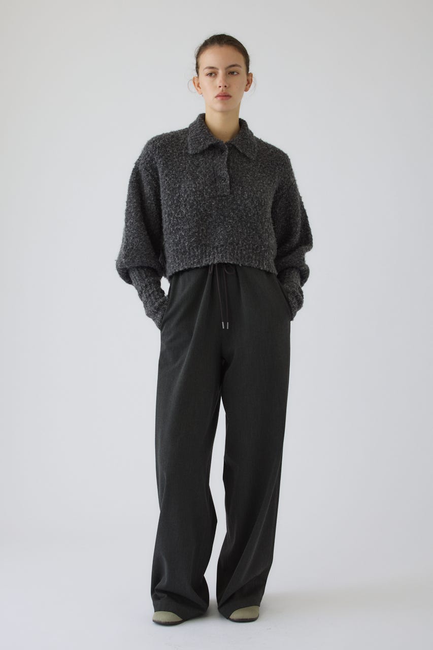 Boucle short knit C.GRY 36