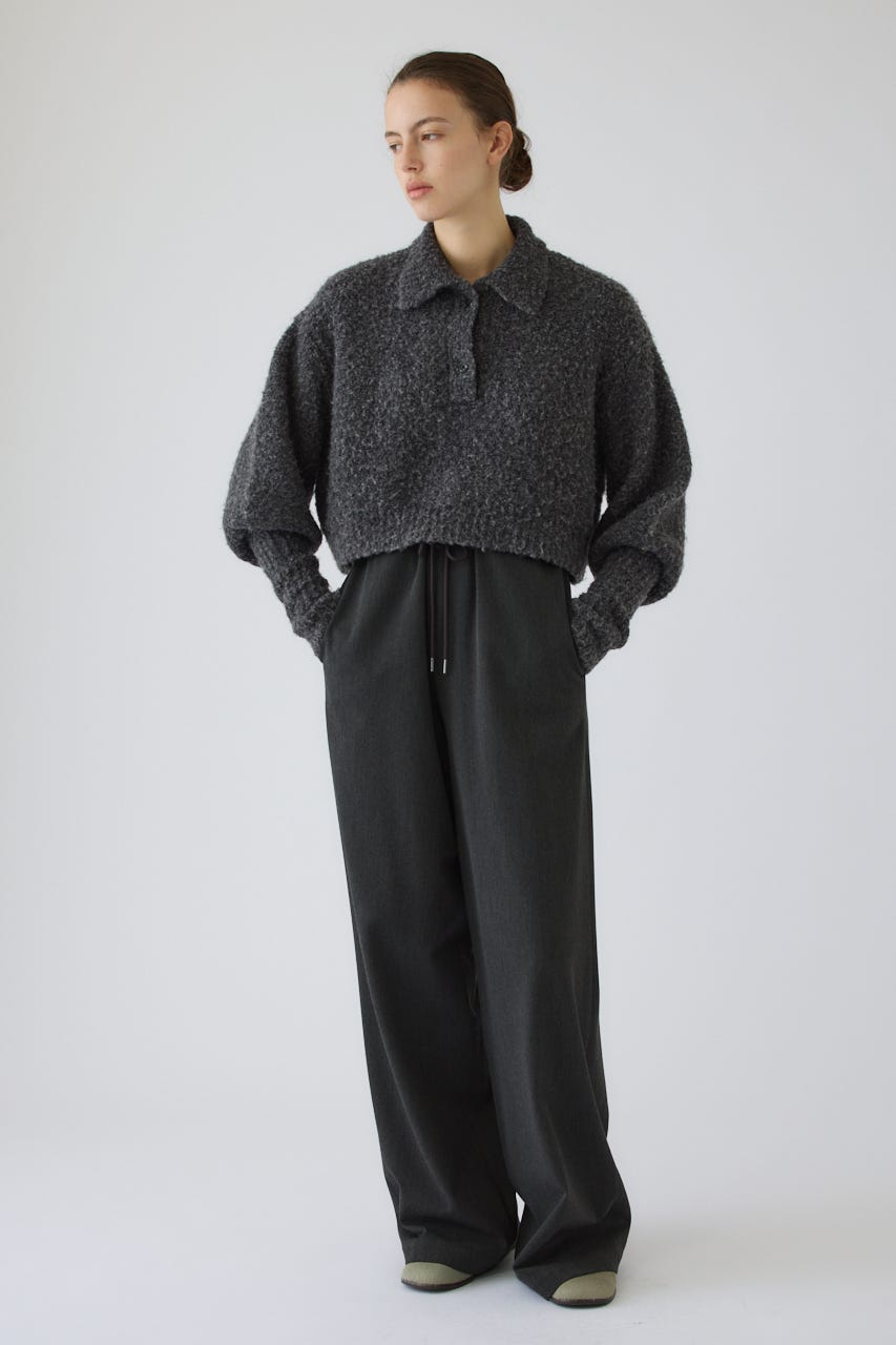 Boucle short knit C.GRY 36