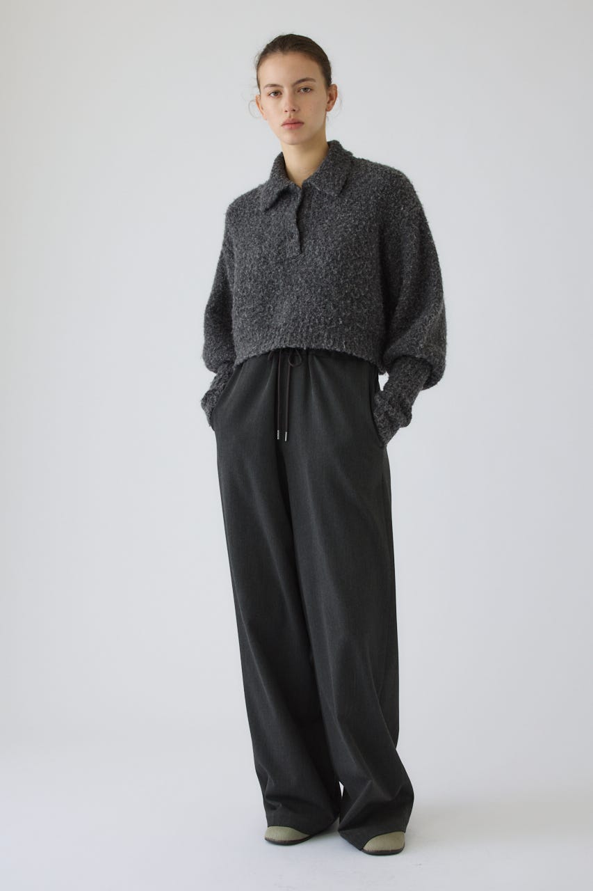 Boucle short knit C.GRY 36