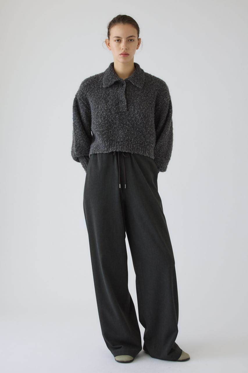 Boucle short knit C.GRY 36