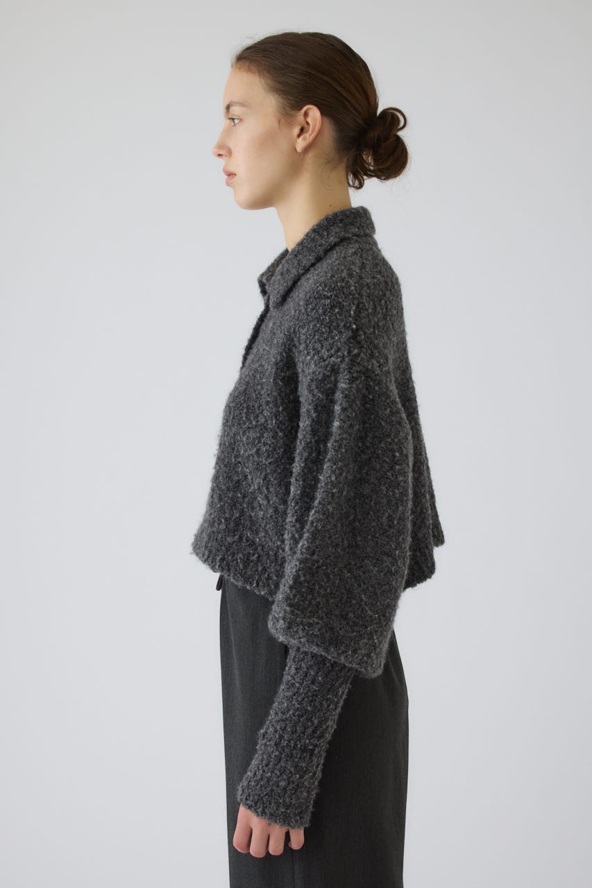 Boucle short knit C.GRY 36