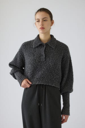 Boucle short knit