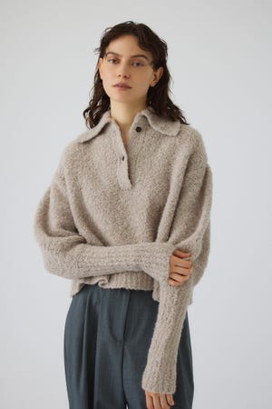 Boucle short knit