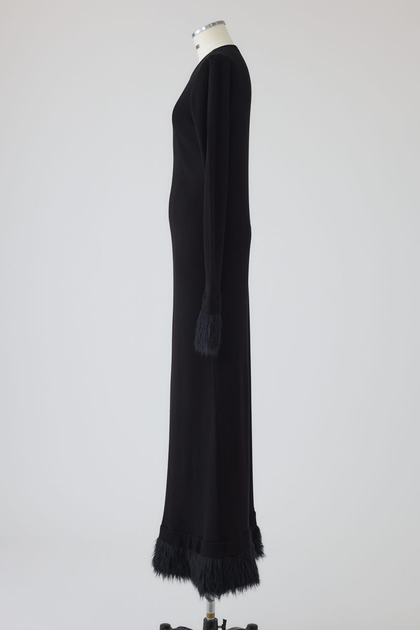 【26FW PRE ORDER】Distinctive knit dress BLK 38