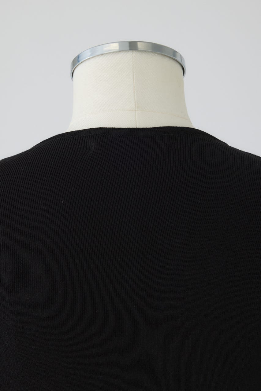 【26FW PRE ORDER】Distinctive knit dress BLK 38